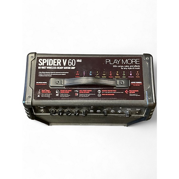 Used Line 6 Spider V 60 1x10 Guitar Combo Amp