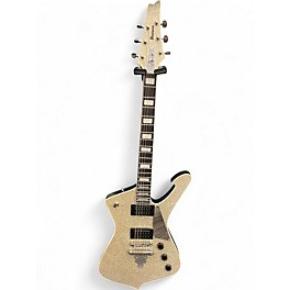 Used Ibanez PS60 Silver Sparkle Solid Body Electric Guitar