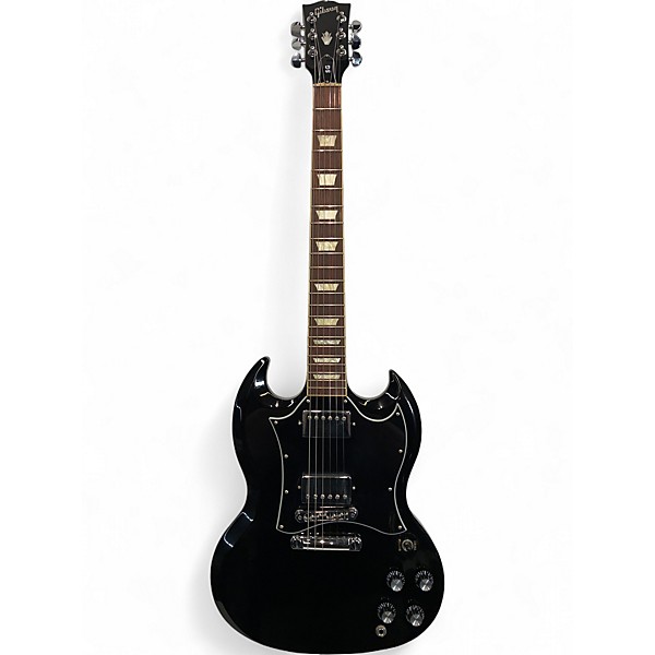 Used Gibson SG Standard Ebony Solid Body Electric Guitar