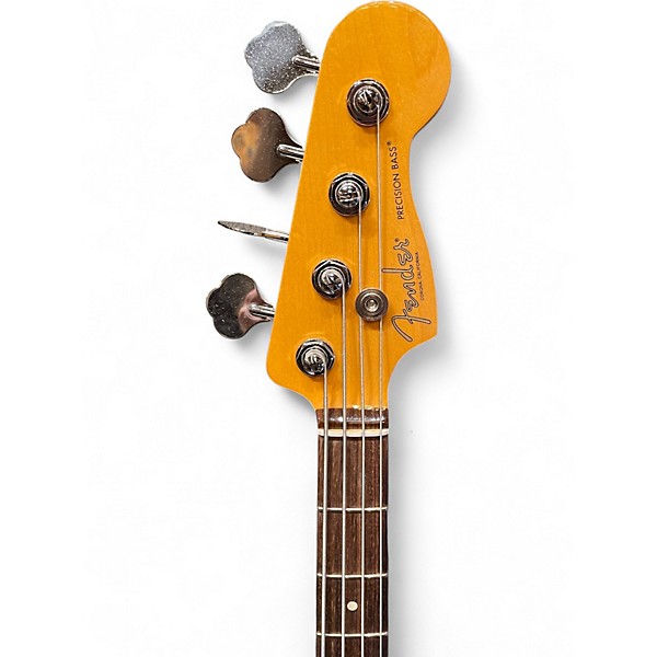 Used 2023 Fender American Professional II Precision Bass White Electric Bass Guitar