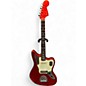 Used 2021 Fender 1963 Journeyman Relic Jaguar Candy Apple Red Solid Body Electric Guitar thumbnail