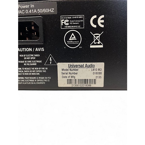 Used Universal Audio LA610 MKII Channel Strip