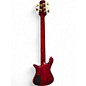 Used Spector Euro 5LX Crimson Red Trans Electric Bass Guitar