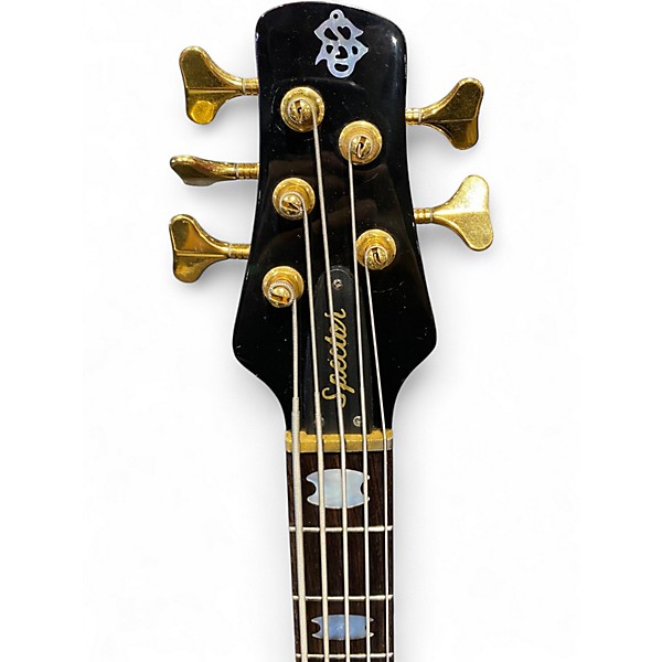 Used Spector Euro 5LX Crimson Red Trans Electric Bass Guitar