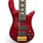 Used Spector Euro 5LX Crimson Red Trans Electric Bass Guitar