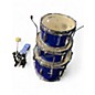 Used SPL 5 Piece JUNIOR KICKER Baltic Blue Drum Kit