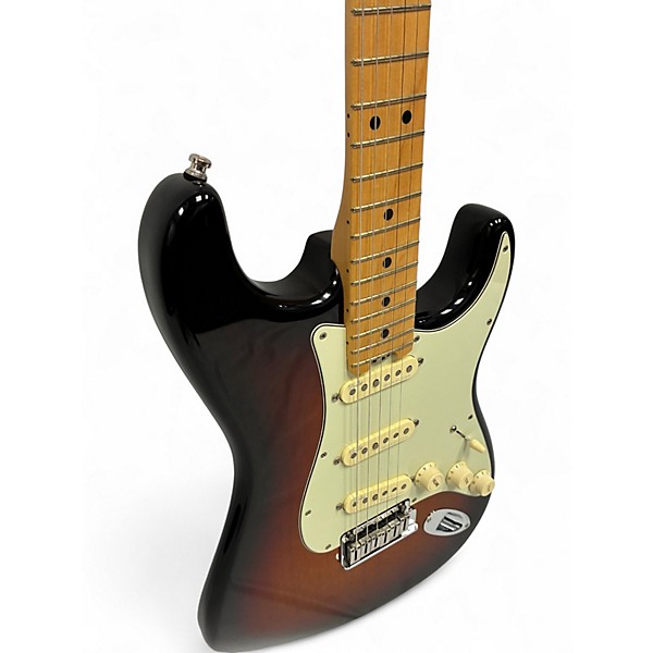 Used Fender American Elite Stratocaster 3 Color Sunburst Solid Body Electric Guitar