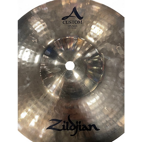 Used Zildjian 10in A Custom Splash Cymbal