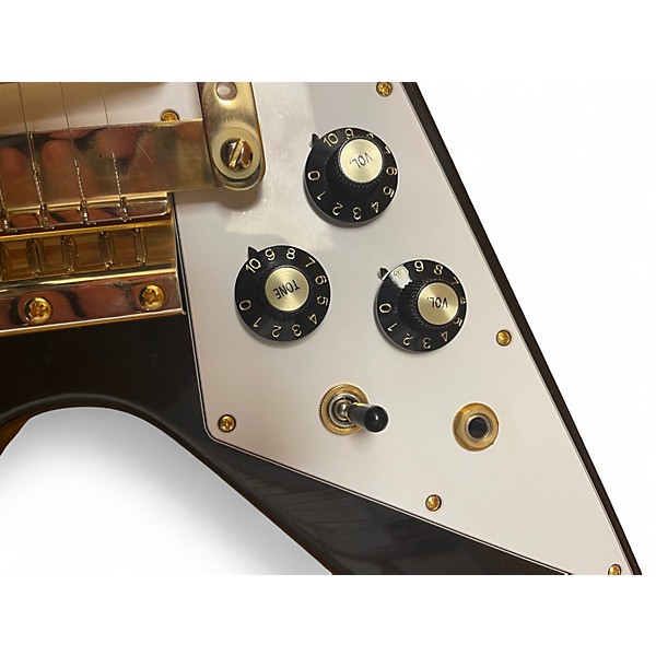 Used Gibson CUSTOM SHOP MURPHY LAB JIMI HENDRIX FLYING V Ebony Solid Body Electric Guitar