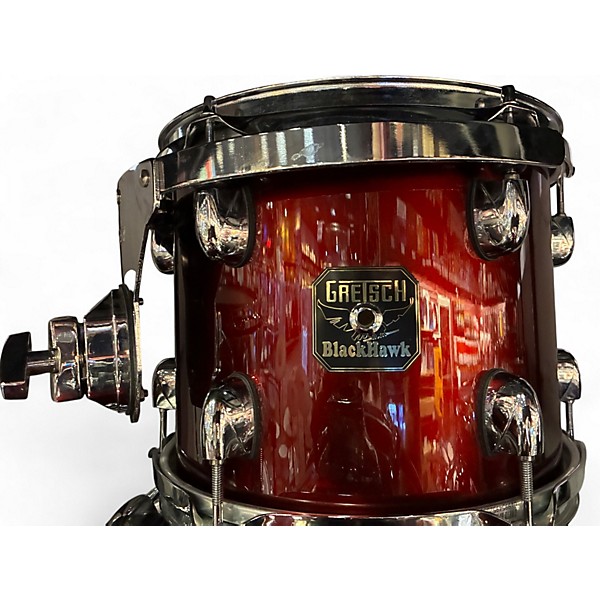 Used Gretsch Drums 5 Piece BLACKHAWK Red Drum Kit