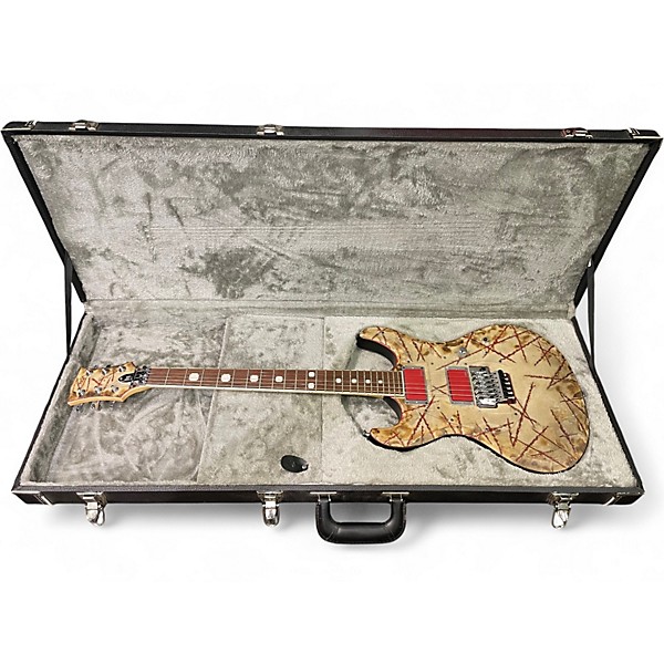 Used ESP E-II RZK-I Richard Kruspe Signature Burnt Solid Body Electric Guitar