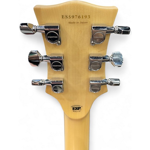 Used ESP E-II RZK-I Richard Kruspe Signature Burnt Solid Body Electric Guitar