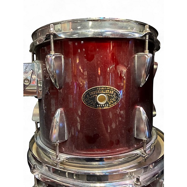 Used TAMA 6 Piece Imperialstar RED Drum Kit
