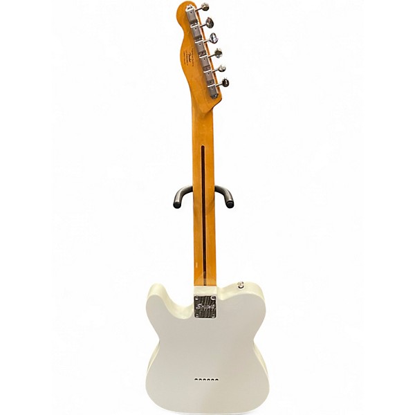 Used 2021 Squier Classic Vibe Telecaster Thinline Alpine White Hollow Body Electric Guitar