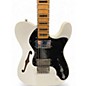 Used 2021 Squier Classic Vibe Telecaster Thinline Alpine White Hollow Body Electric Guitar