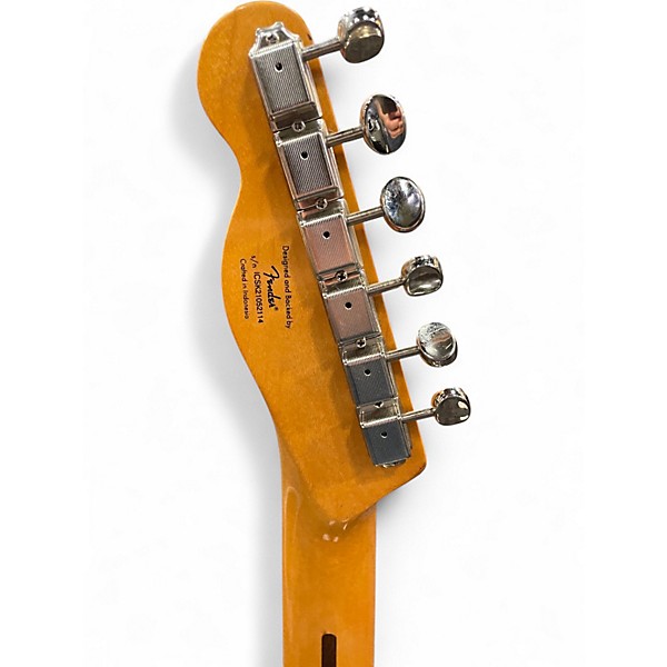 Used 2021 Squier Classic Vibe Telecaster Thinline Alpine White Hollow Body Electric Guitar