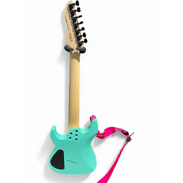 Used Legator Opus Performance 7 Multi Scale Seafoam Green Solid Body Electric Guitar