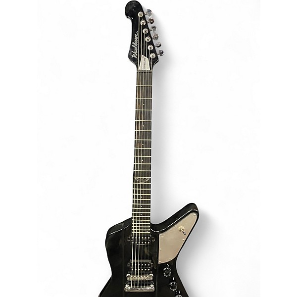Used Washburn pxz200b Black Solid Body Electric Guitar