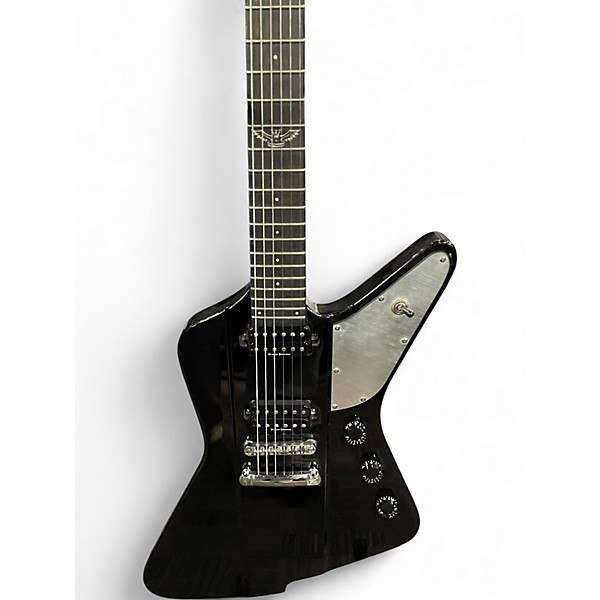 Used Washburn pxz200b Black Solid Body Electric Guitar