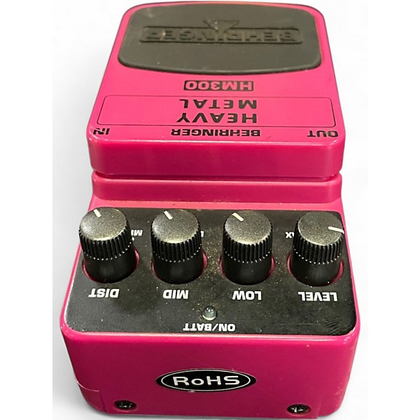 Used Behringer HM300 Heavy Metal Distortion Effect Pedal