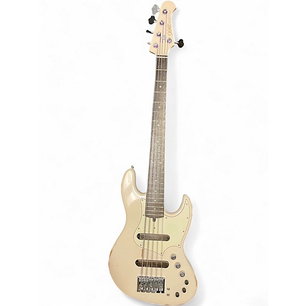 Used Xotic XJ-1T 5 String Shell Pink Relic Electric Bass Guitar