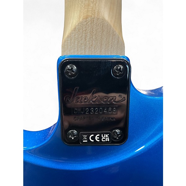 Used Jackson JS22 Dinky Blue Solid Body Electric Guitar