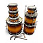 Used Pearl 7 Piece Decade Maple satin amburst Drum Kit thumbnail