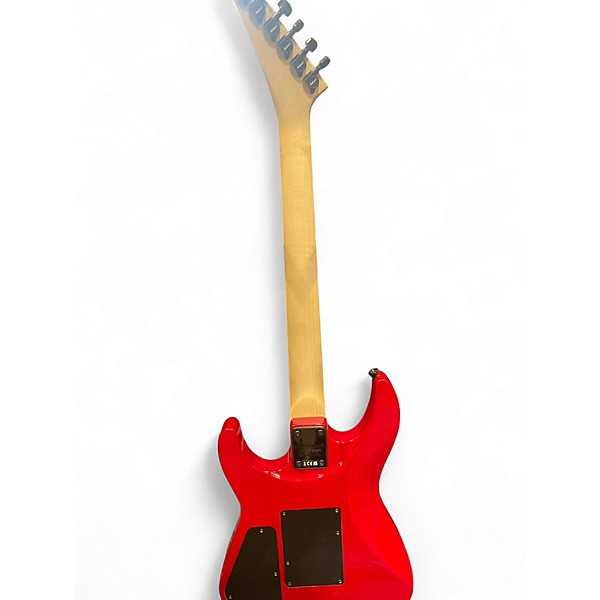 Used Jackson JS34Q Dinky QM Trans Red Solid Body Electric Guitar