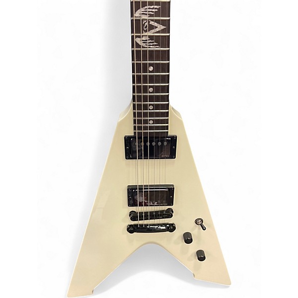 Used ESP ltd vulture Olympic White Solid Body Electric Guitar