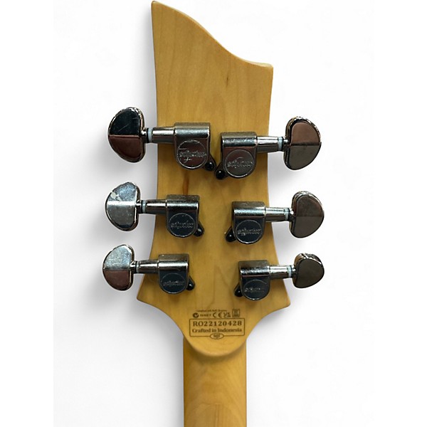 Used Schecter Guitar Research Omen Extreme 6 Floyd Rose 2 Color Sunburst Solid Body Electric Guitar