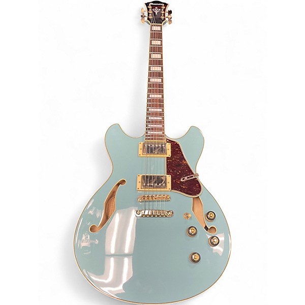 Used Ibanez AS73G Seafoam Green Hollow Body Electric Guitar