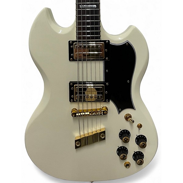 Used Guild POLARA S-100 KIM THAYIL USA ARTIST EDITION  Classic White Solid Body Electric Guitar