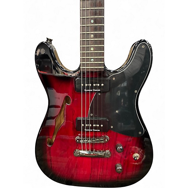 Used Fender TC-90 TELECASTER RED BURST Hollow Body Electric Guitar