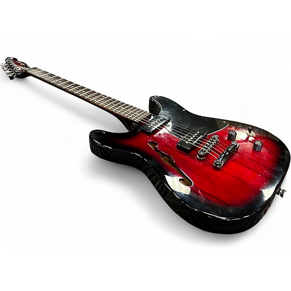 Used Fender TC-90 TELECASTER RED BURST Hollow Body Electric Guitar