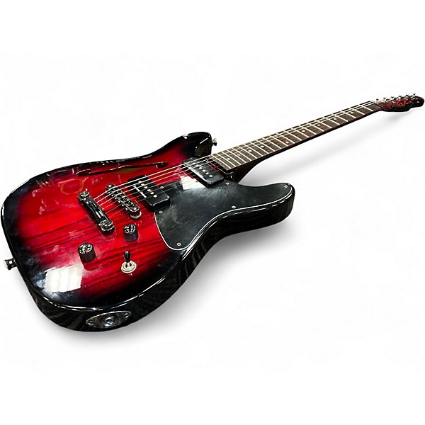 Used Fender TC-90 TELECASTER RED BURST Hollow Body Electric Guitar