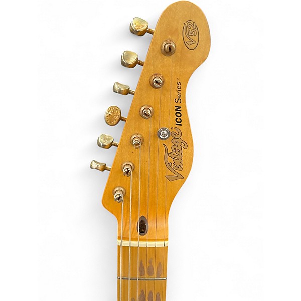 Used Vintage V52 Butterscotch Solid Body Electric Guitar