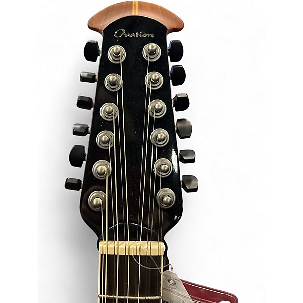Used Ovation 2758AX-NEB-G Pro Series Standard Elite Deep Contour SUNBURST 12 String Acoustic Electric Guitar