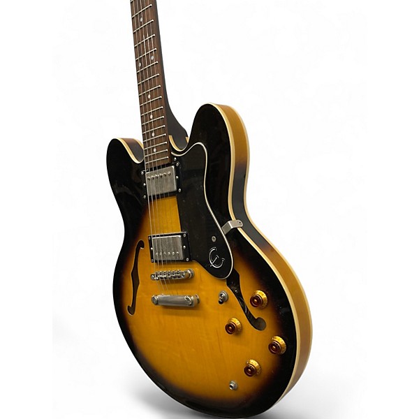 Used Epiphone Dot 2 Color Sunburst Hollow Body Electric Guitar