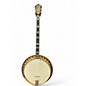 Vintage 1920s Vega Deluxe Vegaphone Natural & Gold Banjo thumbnail