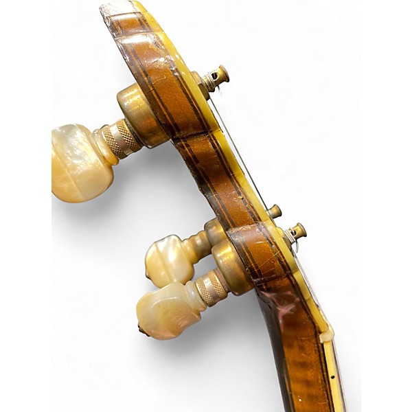 Vintage 1920s Vega Deluxe Vegaphone Natural & Gold Banjo