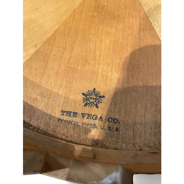 Vintage 1920s Vega Deluxe Vegaphone Natural & Gold Banjo