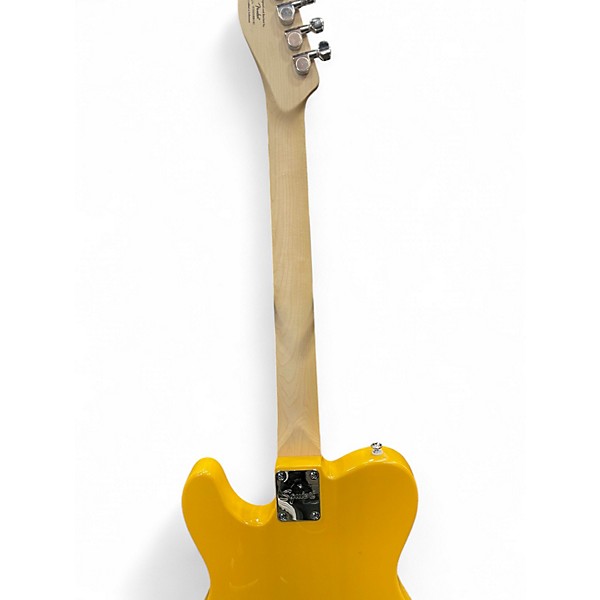 Used Squier SONIC TELECASTER YELLOW Solid Body Electric Guitar
