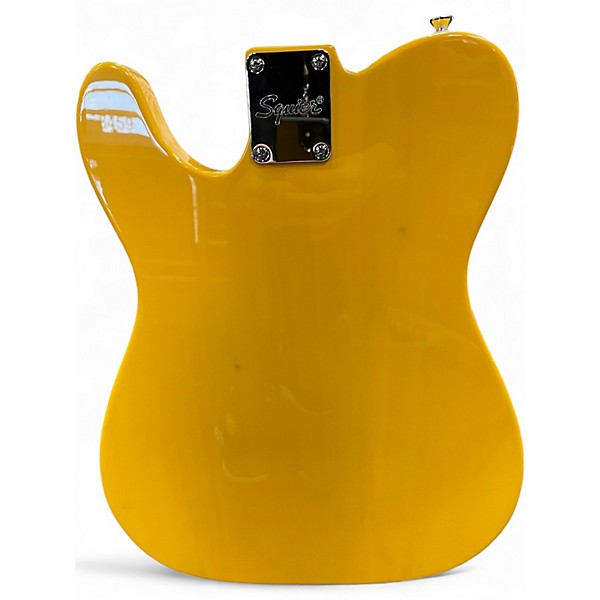 Used Squier SONIC TELECASTER YELLOW Solid Body Electric Guitar