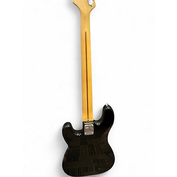 Used Lyon LB10 Black and White Electric Bass Guitar