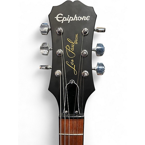 Used Epiphone Les Paul Special Worn Ebony Solid Body Electric Guitar
