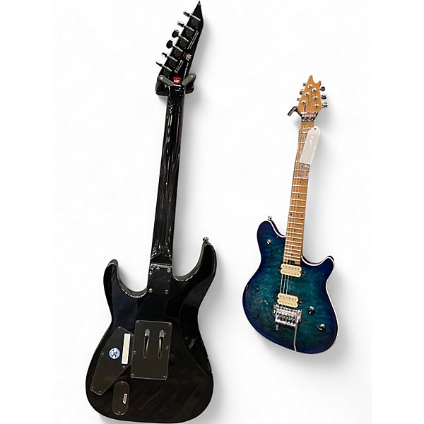 Used 2020s ESP LTD Kirk Hammett Signature White Zombie white zombie graffic Solid Body Electric Guitar