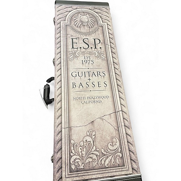 Used 2020s ESP LTD Kirk Hammett Signature White Zombie white zombie graffic Solid Body Electric Guitar