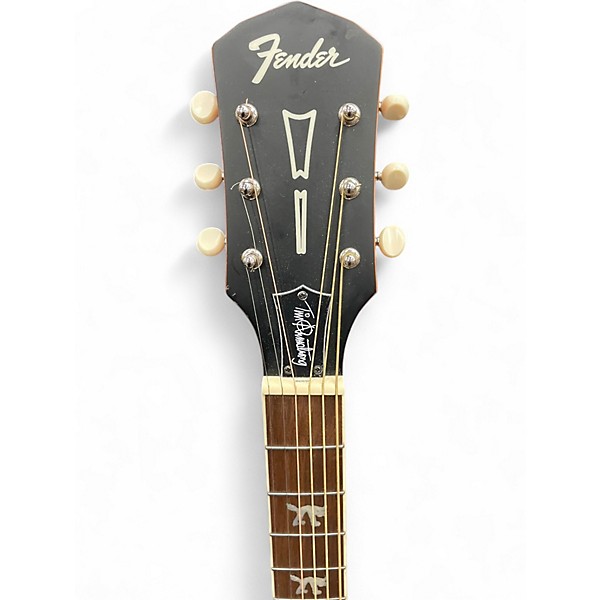 Used 2025 Fender HELL CAT Brown Acoustic Electric Guitar