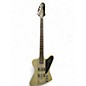 Used Epiphone Thunderbird IV Silver Electric Bass Guitar