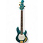 Used Ernie Ball Music Man StingRay Special HH SPARKLE BLUE Electric Bass Guitar thumbnail
